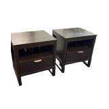 2 Solid Nightstands with Drawer