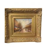 Te Pencke "Boulevard a Paris" Post-Impressionist