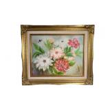 Vintage "Kota" Signed Oil on Canvas Painting of