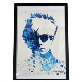 Andy Warhol Watercolor Framed Print
