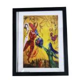 Marc Chagall "The Dance" frame print