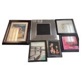 (6) Medium/Small Picture Frames, Wood, Metal,