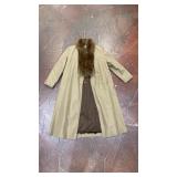 vintage Jean dore cino beige trench-style coat
