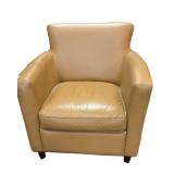 Vintage Cowhide Leather Armchair