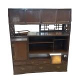 Antique Japanese Tansu Wooden Storage Cabinet