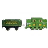 (2) Antique Pre-WWII Dorfan Lines Train Cars in
