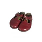 Vintage Birkenstock Bern Clogs, Leather Lack Port