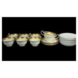 Vtg. Wedgwood Ascot Teacups & Saucers, Imperial