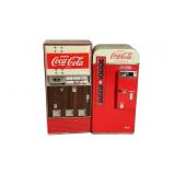 (2) Vintage Die-cast Coca-Cola Vending Machine