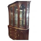 Ethan Allen Georgian Court Cherry China Cabinet