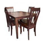Wooden Kitchen/ Dining Table with 4 Chairs