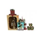 Assorted Winter Time Decor, Stocking Holder,