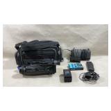 vintage black Sony Video 8 Handycam camcorder