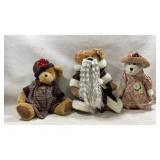 Boyds Bears "Justina" plush bear from the 20th