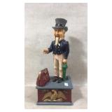 Uncle Sam Cast Iron Mechanical Bank