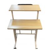2 Tier Rolling Desk