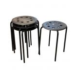 Set of 4 Metal Base /Plastic Top Plant stand