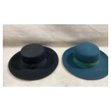 2 Nordstrom hinge felt flat-brim hat features a