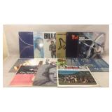 Vintage Vinyl Records in Various Genres