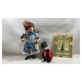 vintage animated musical toy soldier doll,