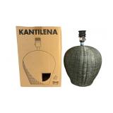 Vintage 1980s IKEA "Kantilena" Wicker Lamp Base
