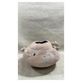 handmade textured terracotta decorative vessel