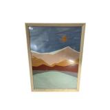 Framed Minimalist Landscape Print