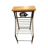 Vintage Rustic Hedge Hog Magazine Rack