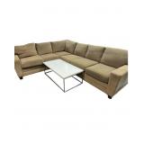 Olive Green BASSETT Sectional Sofa