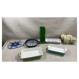 hand-painted ceramic decorative tray, r