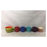 Coffee Mug Set Including Fiesta and Novelty