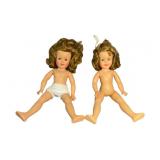 (2) Vintage Shirley Temple Ideal Toy Corp. Dolls