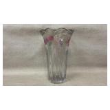 vintage Mikasa Chablis crystal vase