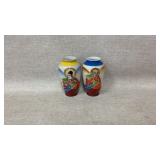 pair of vintage miniature bud vases