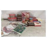 Decorative tins and holiday ornaments
