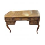 French Provincial Sligh Lowry Leather Top Desk
