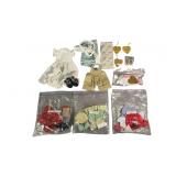 Vintage Assorted Handmade Doll Clothing &