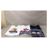 3 Graphic T-Shirts in Various Sizes