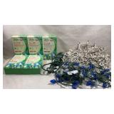 five Holiday Living 25 ct LED Blue and White