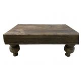 Mud Pie Wood Footed Serving Stand