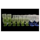 Assorted Misc. Vintage Drinking Glasses, Cristar
