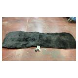 Black Heated Pad with Controls and Power Cord