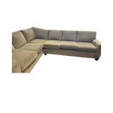 Olive Green 2pc Bassett Sectional Sofa