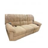 Double Recliner Massaging Sofa
