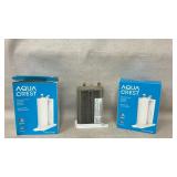 Aqua Crest Refrigerator Water Filter, Coconut Bloc
