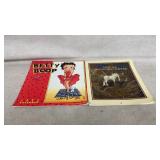 1995 and 1986 Calendars: Betty Boop, Unicorn