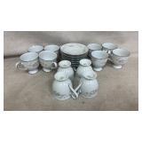 Noritake Porcelain Dishware Set with Floral Patter