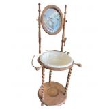 Antique Wash Stand with Bowl