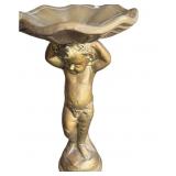 Hollywood Regency Cherub Bird Bath