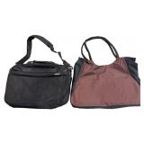 (2) Vintage Travel Book Bags, Leerie and Olympia
